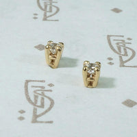 Twinkly Little Vintage Diamond Studs