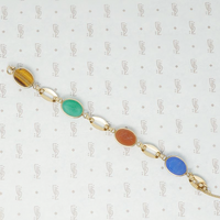 Vintage Stone scarab bracelet back