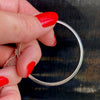 Child's Hinged Sterling Silver Bangle Bracelet
