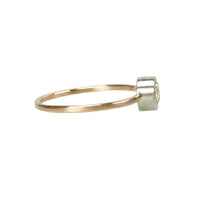 Orbit Solitaire Platinum and Rose Gold - Gem Set Love