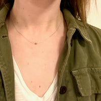 Simple Beauty Raw Diamond Necklace