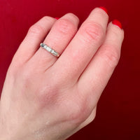 Lovely 1940s Two Tone Gold Wedding Band