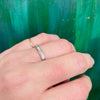 Elegant 1940's Baguette Platinum Eternity Band
