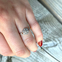 The Compass Rose Vintage Diamond Ring