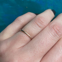 Skinny Band in 10k Yellow Gold