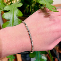 Vintage Sterling Honeycomb Bangle Bracelet