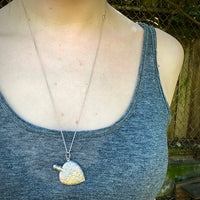 Vintage Valentine Perfume Bottle Necklace