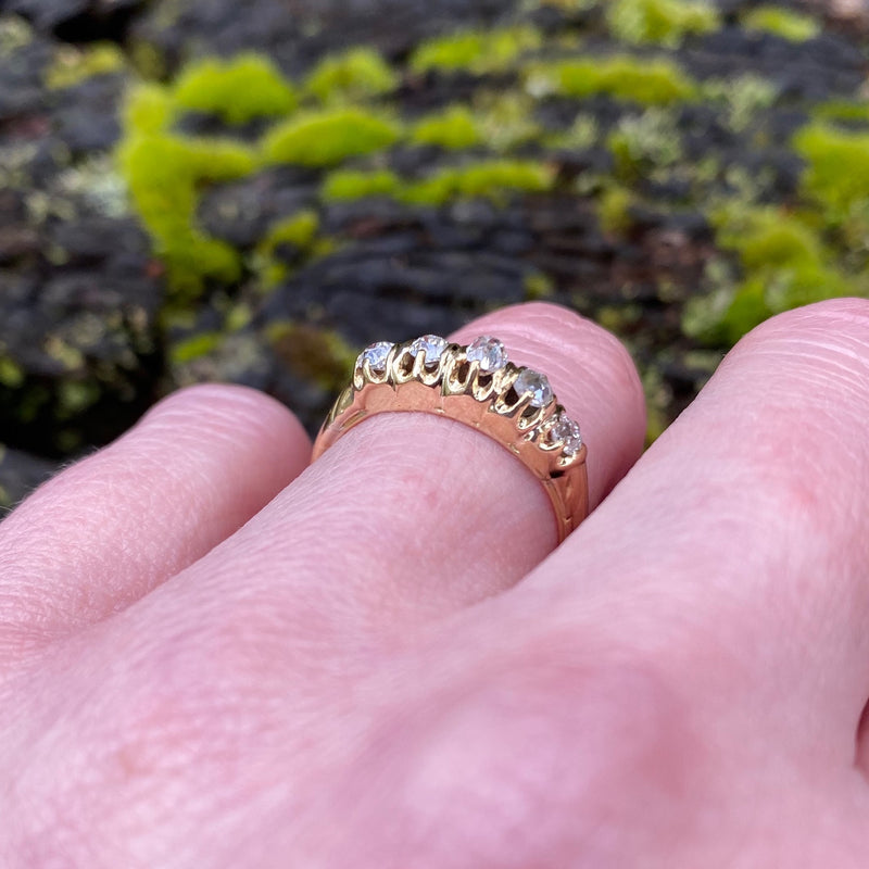 Victorian Chunky Cupcake Diamond Band