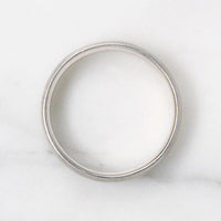 Handsome Two Tone Recycled Gold Wedding Band