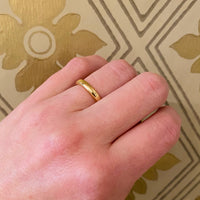 Heavy 22k Gold Band Circa 1900