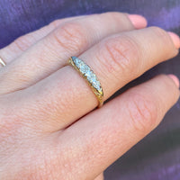 Diamonds in Platinum & 18ct Gold Wedding Band