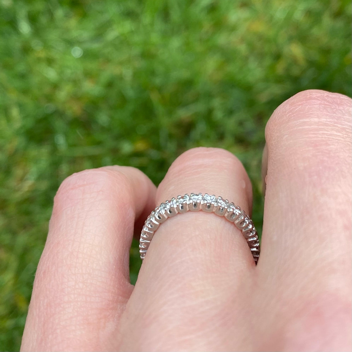 Circle of Love Deco Diamond Eternity Band