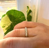 Refined Diamond Band in 18k White Gold