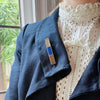 Sophisticated Lapis & Agate Scottish Pebble Bar Pin