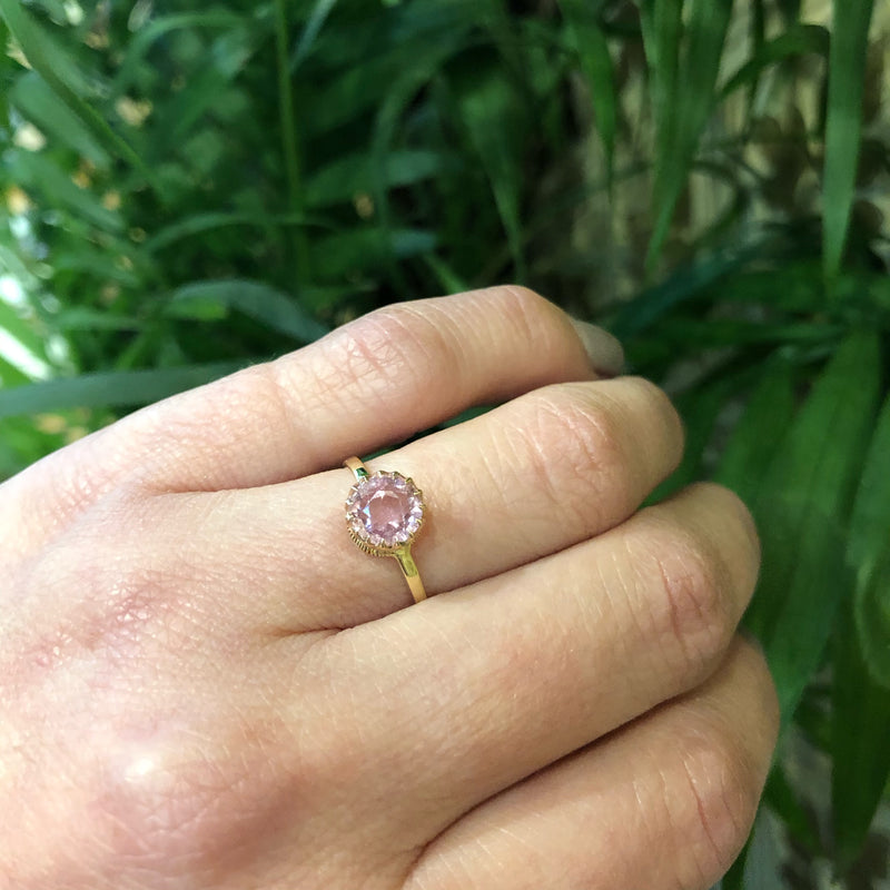 The Pale Pink Vintage Tourmaline Ring by 720