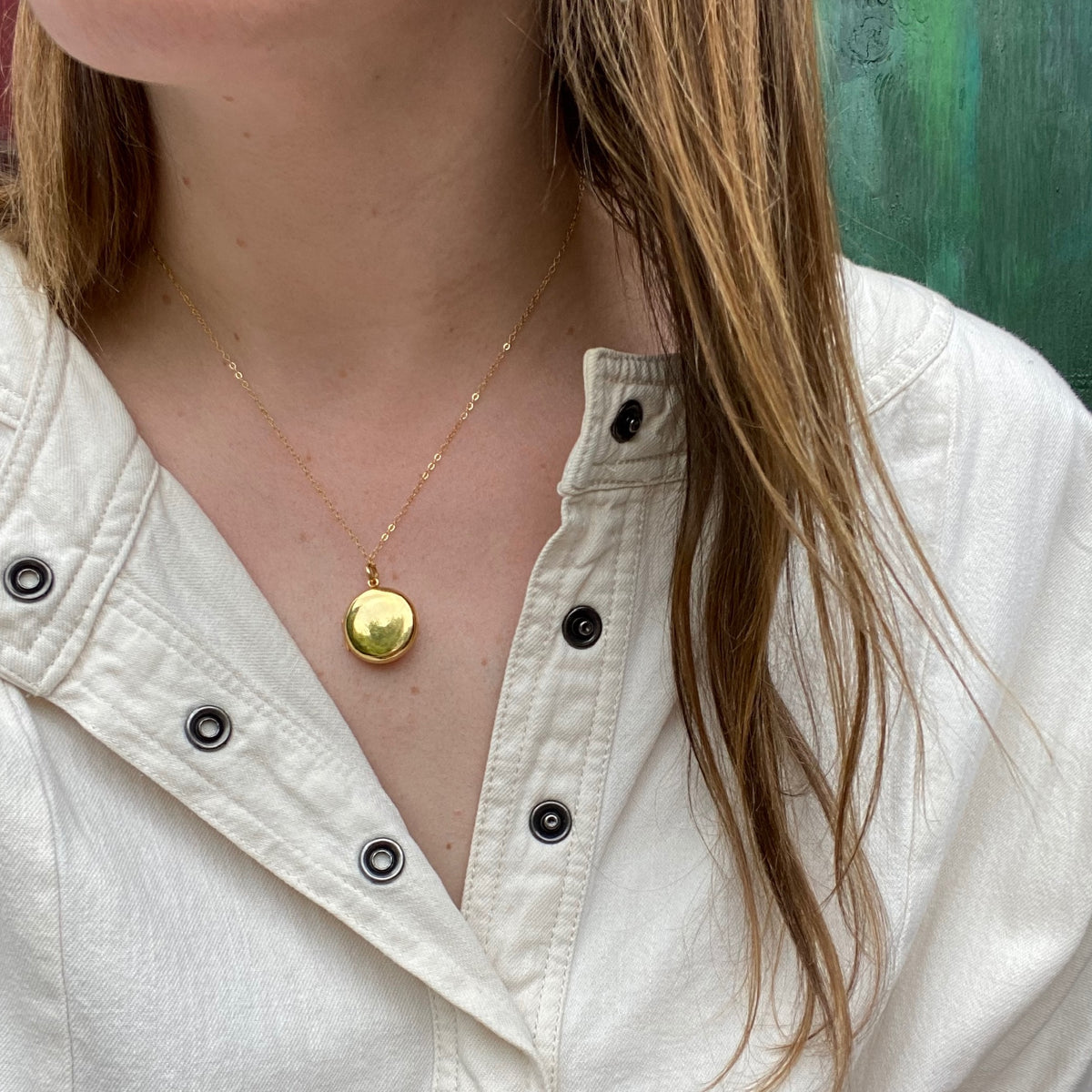 Sweet Little English Gold Locket
