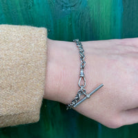 English Sterling Love Knot Link Bracelet