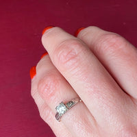 Sparkling 1940's Diamond Solitaire