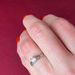 Sparkling 1940's Diamond Solitaire