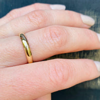 Substantial 1900s 18k Gold Wedding Band