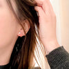 Bezel Set 0.41tcw Old Euro Diamond Stud Earrings