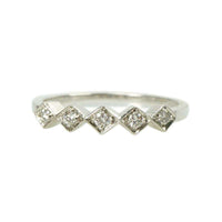 Vintage 5 Diamond Platinum Band