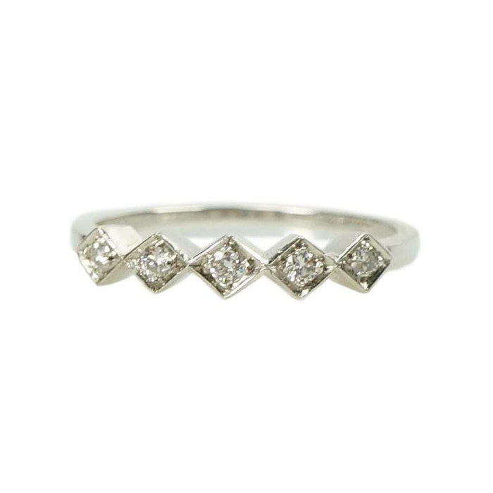 Vintage 5 Diamond Platinum Band