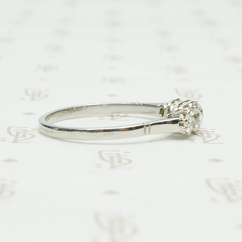 Vintage 1930's Old Euro Diamond Ring