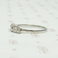Vintage 1930's Old Euro Diamond Ring