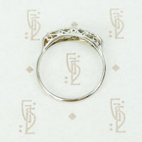 Modern Gypsy Art Deco OMC Diamond Band