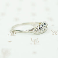Modern Gypsy Art Deco OMC Diamond Band