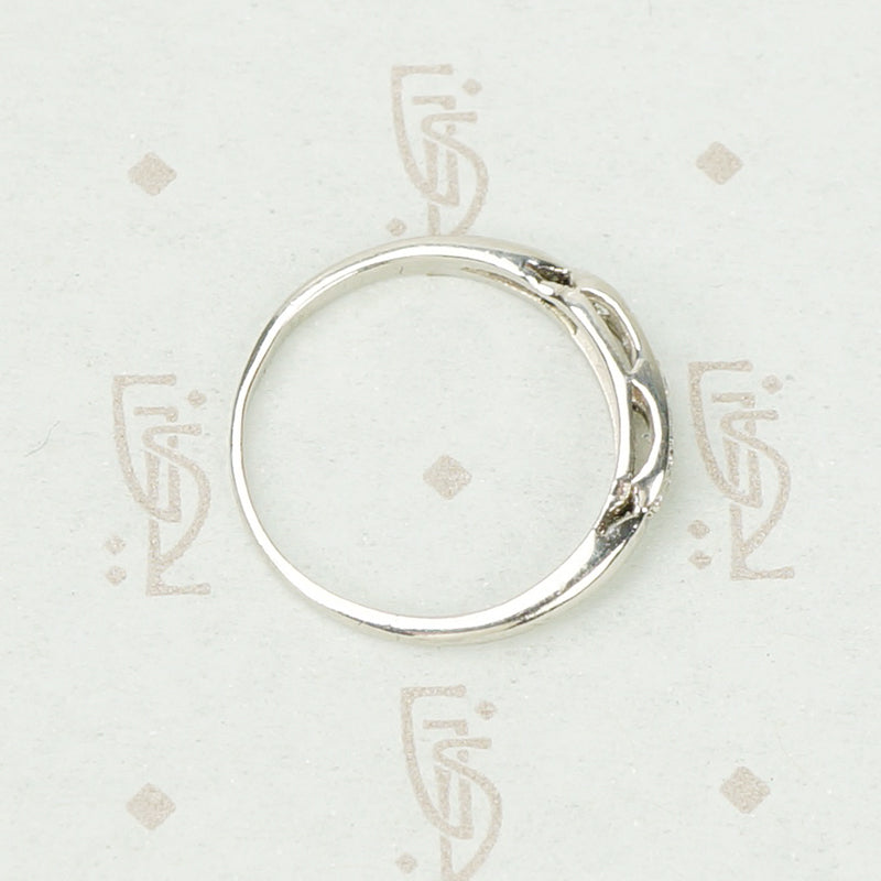 Simply Lovely Vintage Platinum and Diamond Band