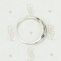 Simply Lovely Vintage Platinum and Diamond Band
