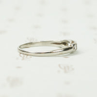 Simply Lovely Vintage Platinum and Diamond Band