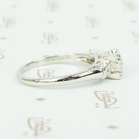 Timeless 1940's Platinum Old Euro Diamond Ring