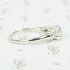 Timeless 1940's Platinum Old Euro Diamond Ring