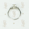 Timeless 1940's Platinum Old Euro Diamond Ring
