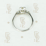 Timeless 1940's Platinum Old Euro Diamond Ring