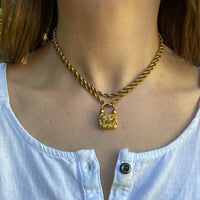 Padlock Shaped Georgian Regard Locket