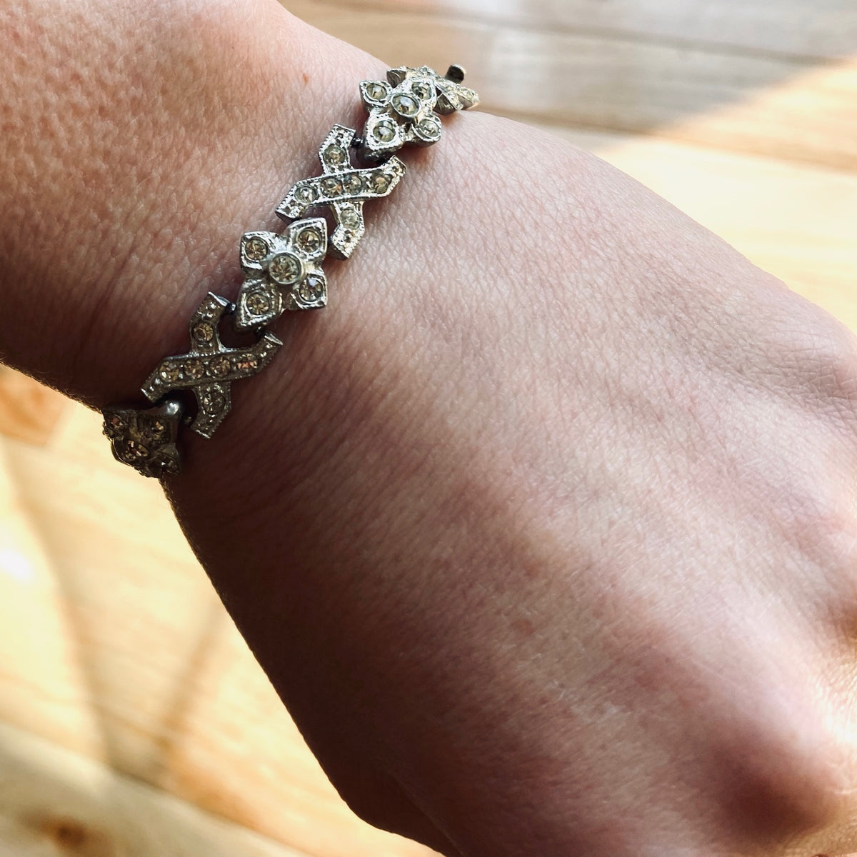 Affordable Glamour Art Deco Costume Bracelet
