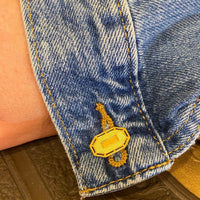 Vintage Gold Cufflinks with Flair