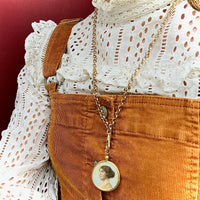 Vintage Gold Swivel Hook Rolo Chain