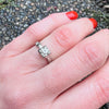 Vintage 1930's White Gold Diamond Ring