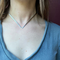 Mexican Sterling Silver "V" Collar