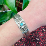 Thunderbird Cuff Bracelet with Rocker Designs