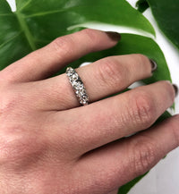 Vintage 2 tone Gold and Diamond Band Bubbles