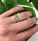 Vintage 2 tone Gold and Diamond Band Bubbles