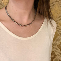 Classic English Hallmarked Sterling Watch Chain