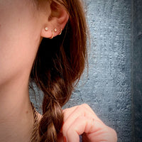 Twinkly Little Vintage Diamond Studs