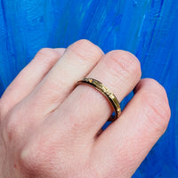 Handsome Engraved Deco Band by Lohengrin